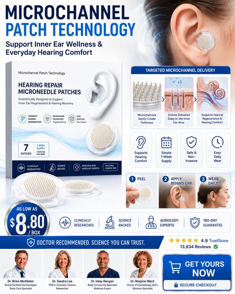 HEARING SUPPORT MICRONEEDLE PATCHES
