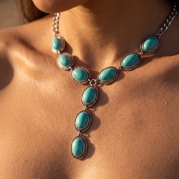 Turquoise Fall Necklace