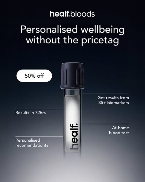 50% off blood test