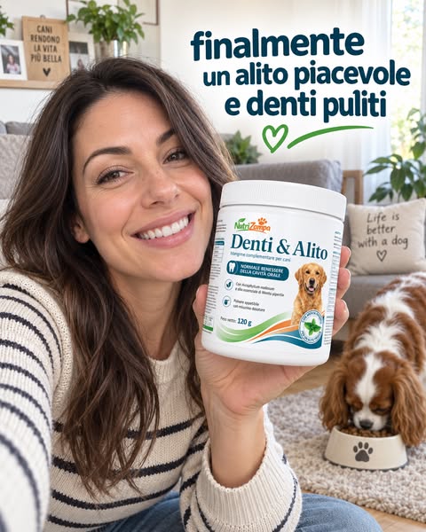 Alito fresco. Denti più puliti.