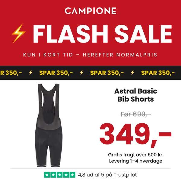 Flash sale: Bib Shorts for 349