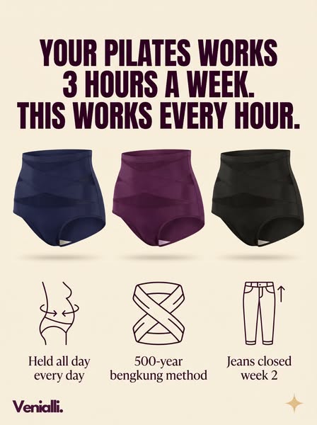 Your pilates works 3 hours a week. This works every hour.