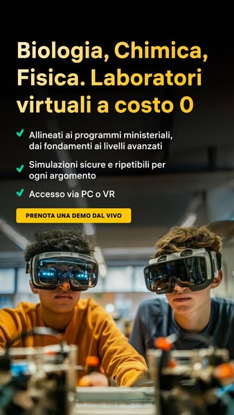 Laboratori virtuali di biologia, chimica e fisica su qualsiasi dispositivo