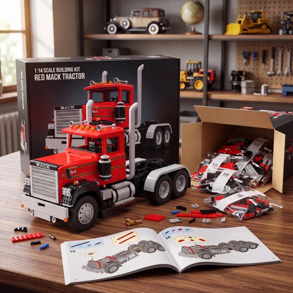 Classic 700 Heavy Hauler Heritage Truck Building Set