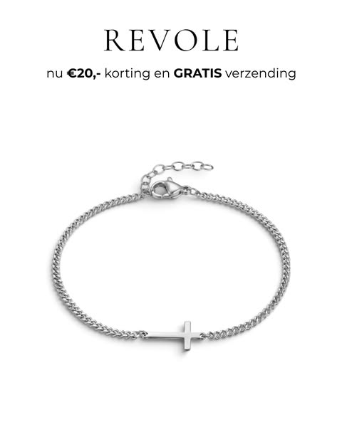 Revole Kruis Armband | 18+5 cm verstelbaar