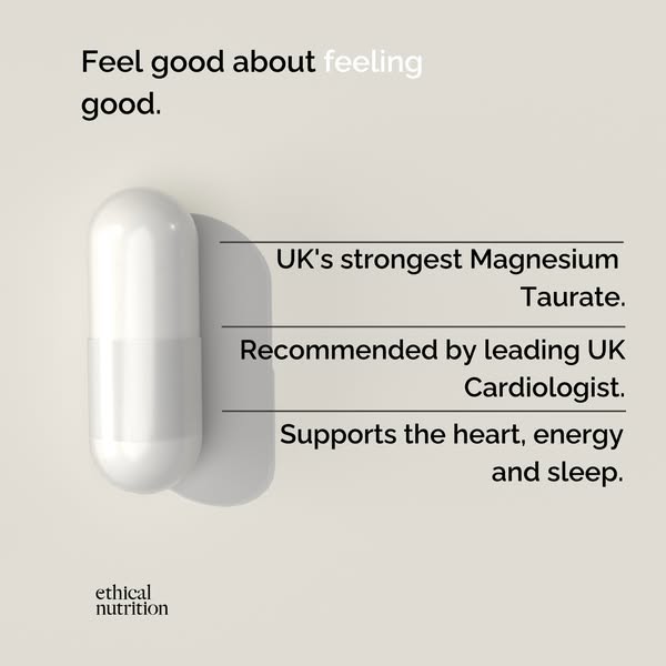 Support Your Heart & Sleep Better. Try Magnesium Taurate