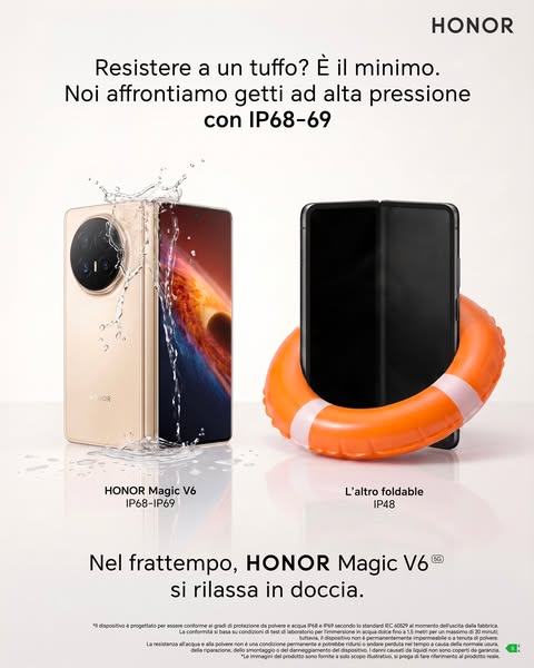 Nuovo acquisto HONOR Magic V6 | Prezzo e offerta | HONOR IT