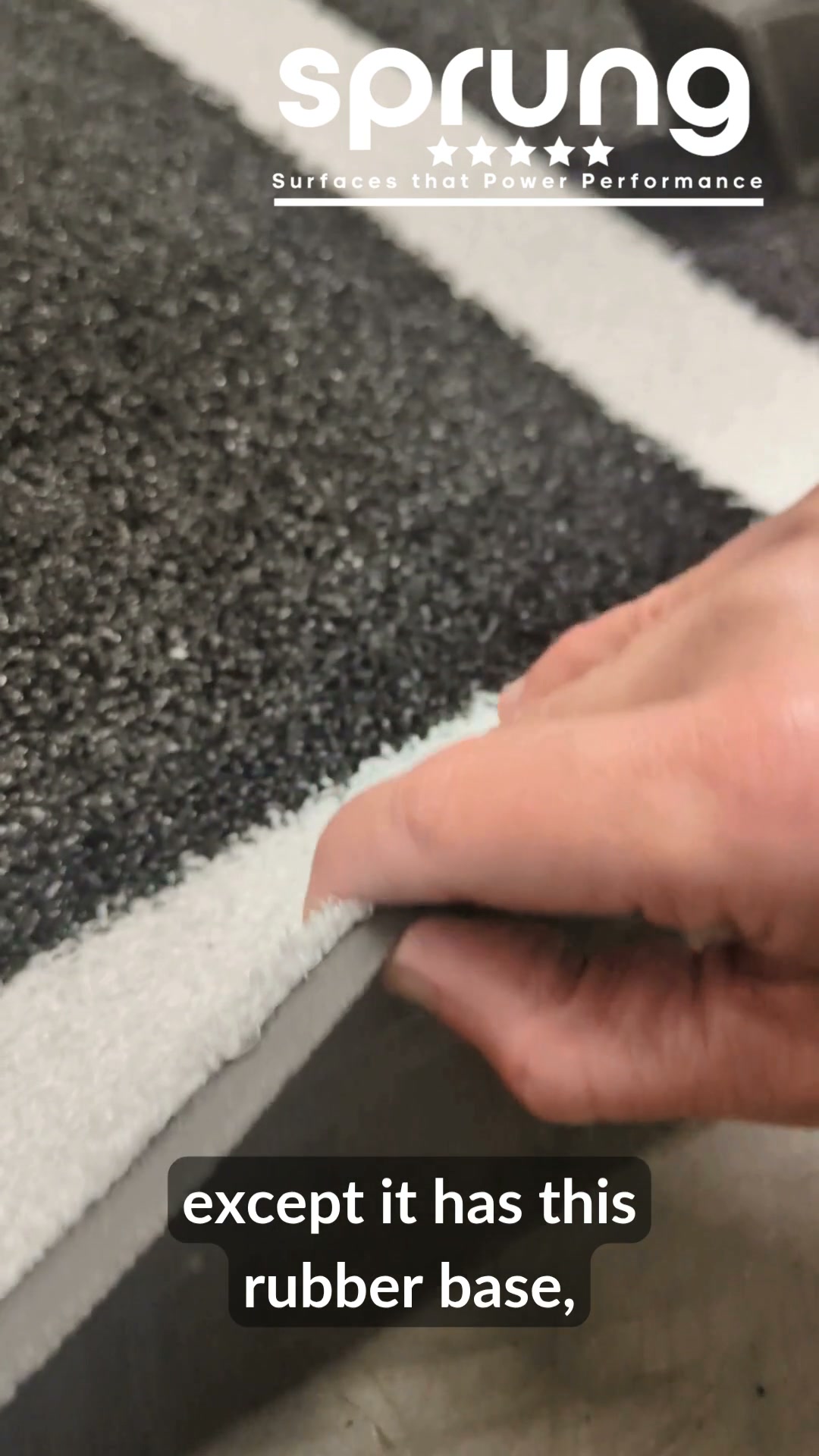 Roll-out sled track — no glue
