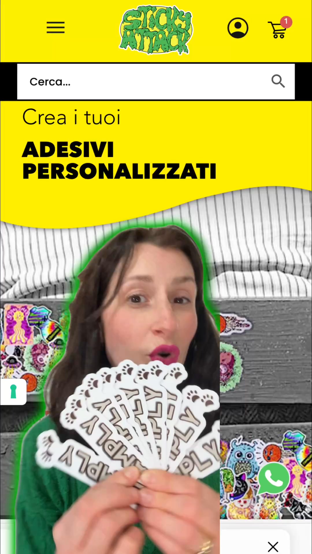 STICKERS PERSONALIZZATI