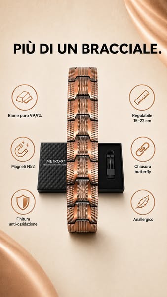 Il Bracciale in Rame Che Sta Conquistando gli Uomini Italiani