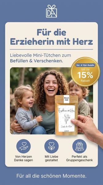 Geschenk für Erzieher? Wir haben eine geniale Idee!