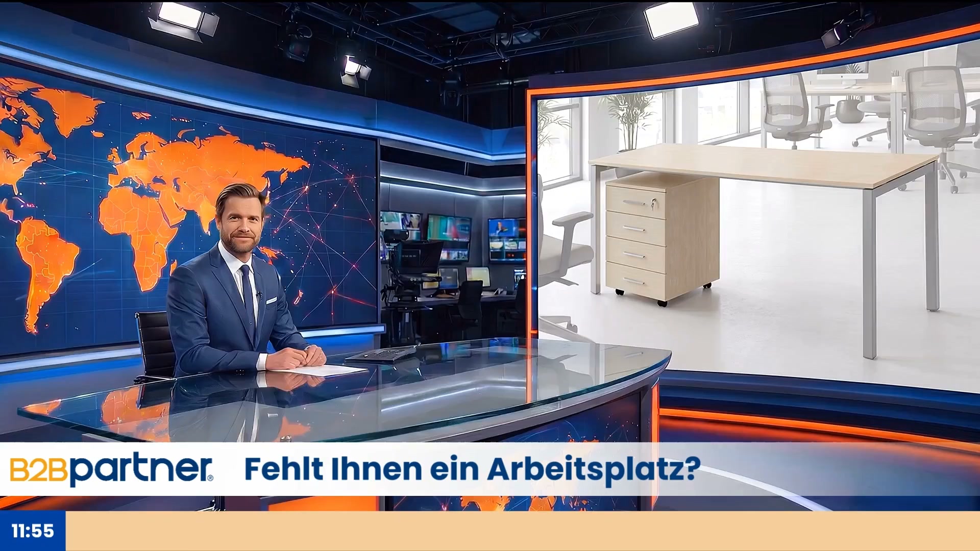 Über 400 Schreibtischtypen im Angebot