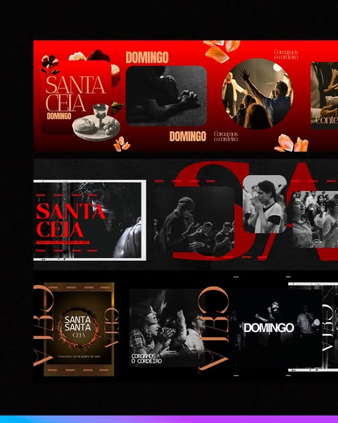 Pack de carrosséis para igreja.