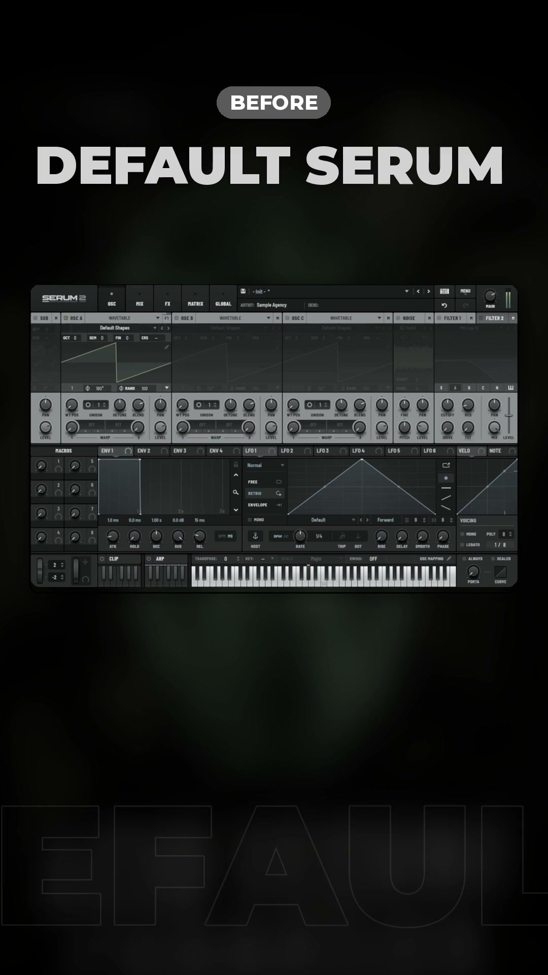 50 ACID TECHNO Serum 2 presets, 150 BPM