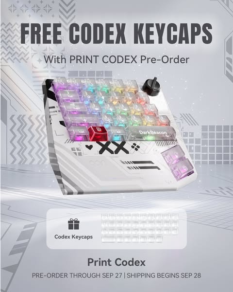 ÉCONOMISEZ $30 + KEYCAPS CODEX OFFERTS INCLUS !