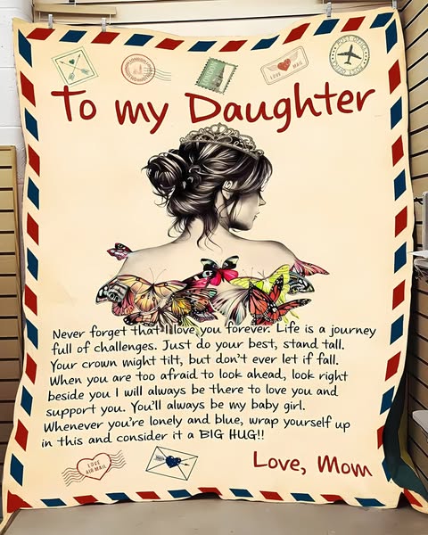 Special Daughter Gift Blanket - From Mom
