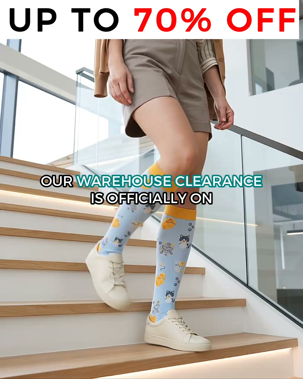 WAREHOUSE CLEARANCE — UP TO 70% OFF!