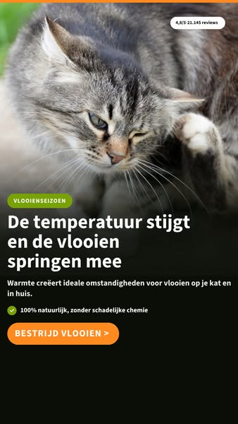 Natuurlijk tegen vlooien