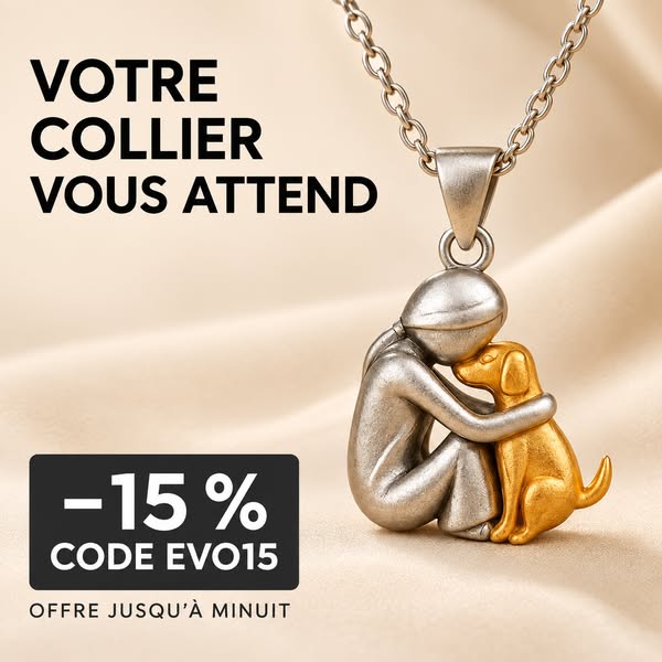 Votre collier personnalisé −15 % avec EVO15