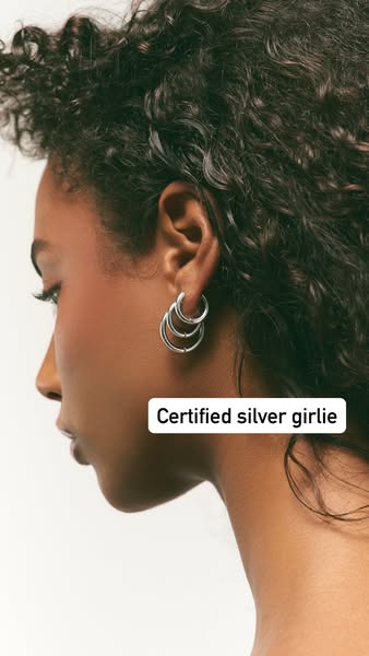 Silver hoops built to live in water