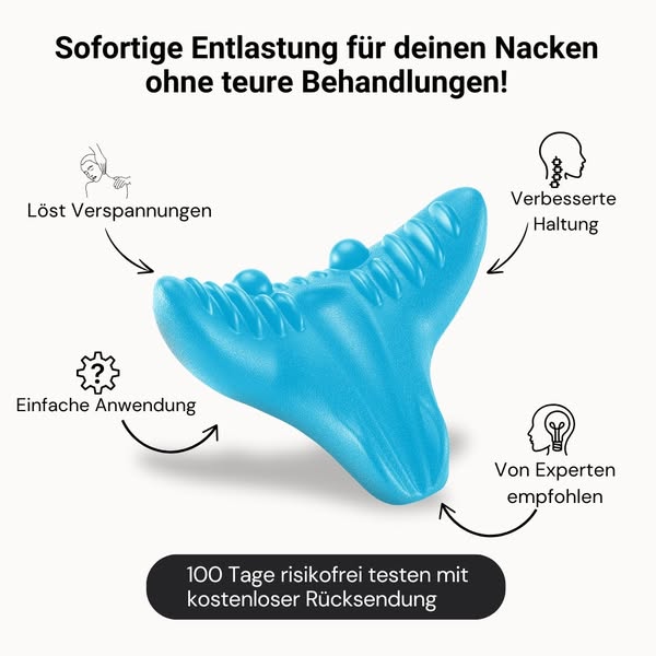 Sofortige Entlastung für deinen Nacken – ohne teure Behandlungen!