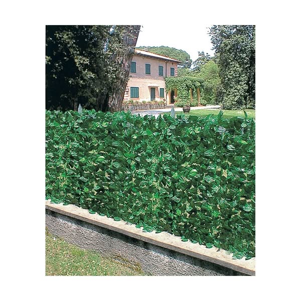 Arella Siepe Finta 1.5x3 Artificiale Edera Sempreverde Lauro Arella Sintetica