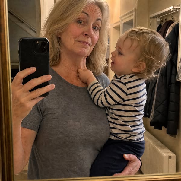 He's 2. He noticed my neck first.