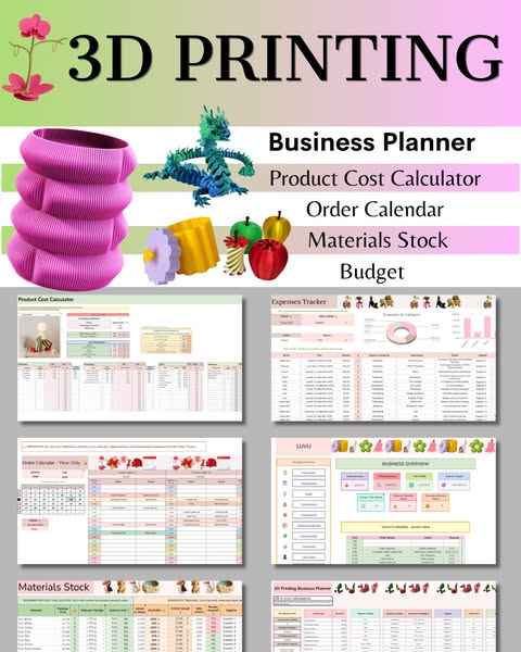 3D Printing Business Planner