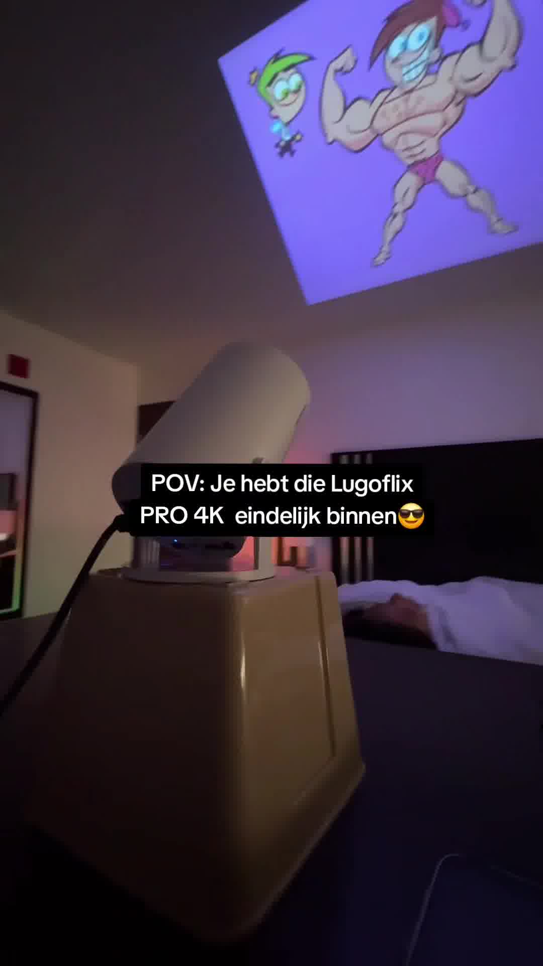 Jouw films, jouw games, jouw muur – LUGOFLIX Pro 4K