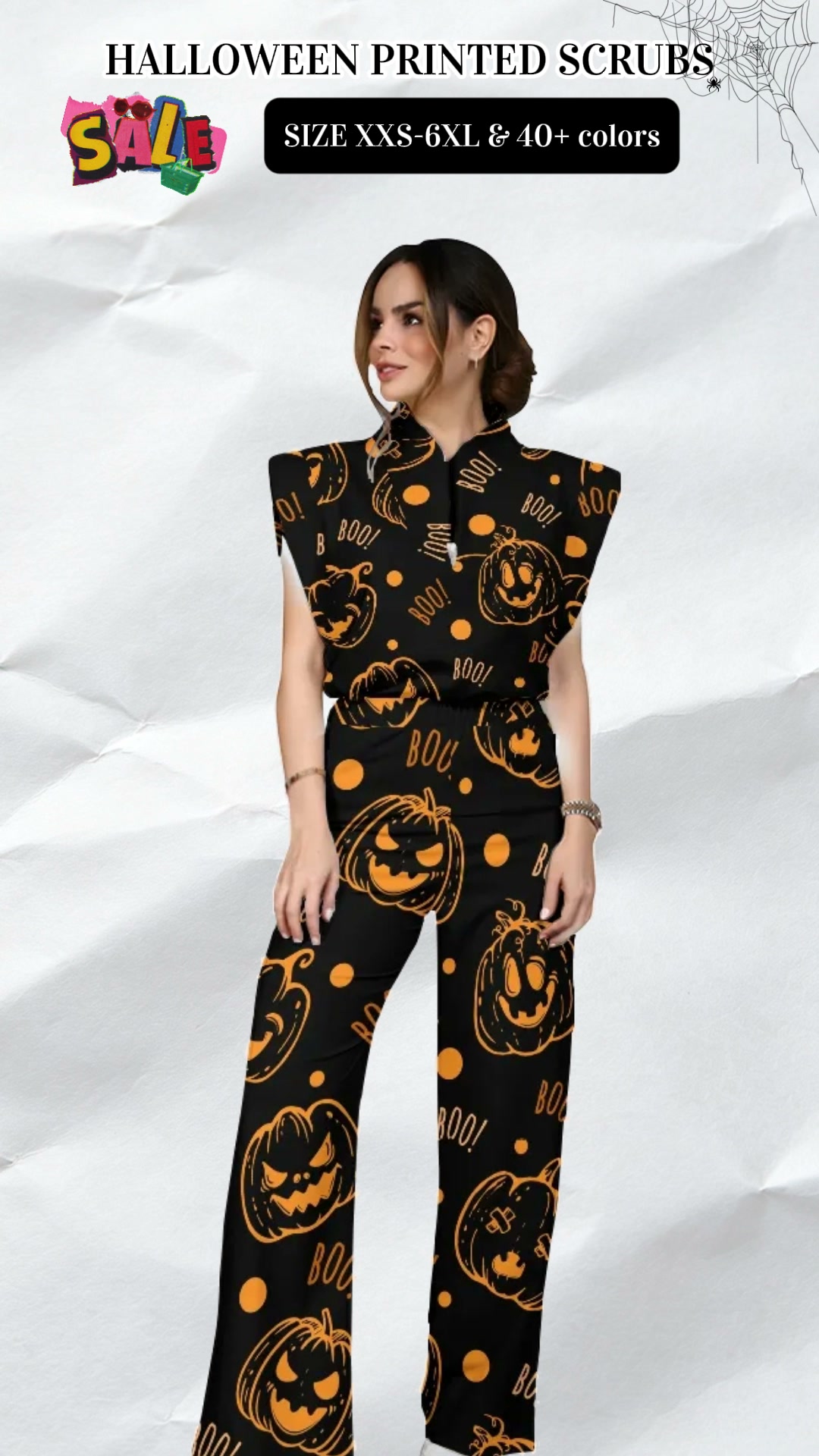 Spooky Chic Scrubs Ahead
