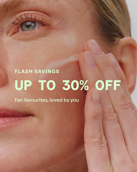 Flash Savings: Up to 30% OFF