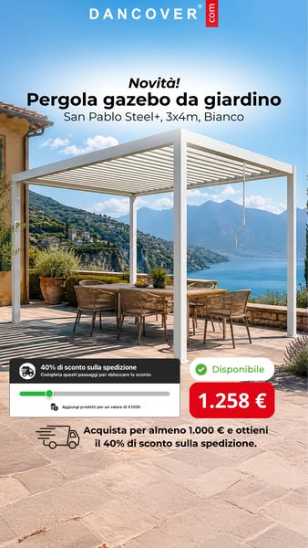 40% di sconto sulla spedizione per ordini da 1.000 €