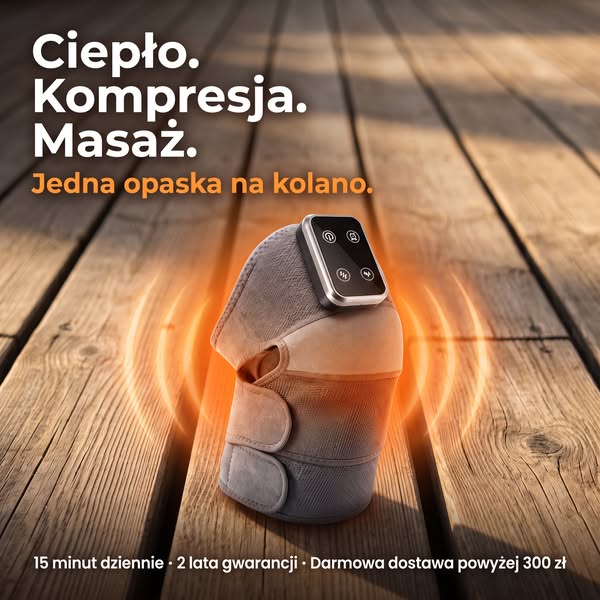 Pomoc 3 w 1 dla zmęczonych i sztywnych kolan