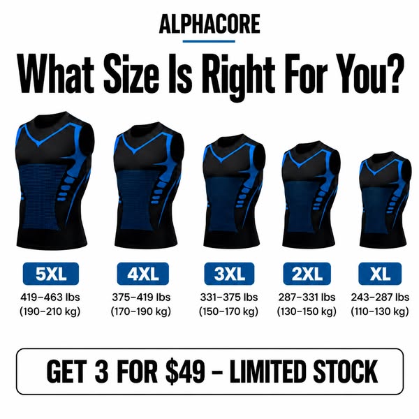 Find Your Perfect Size — S to 5XL