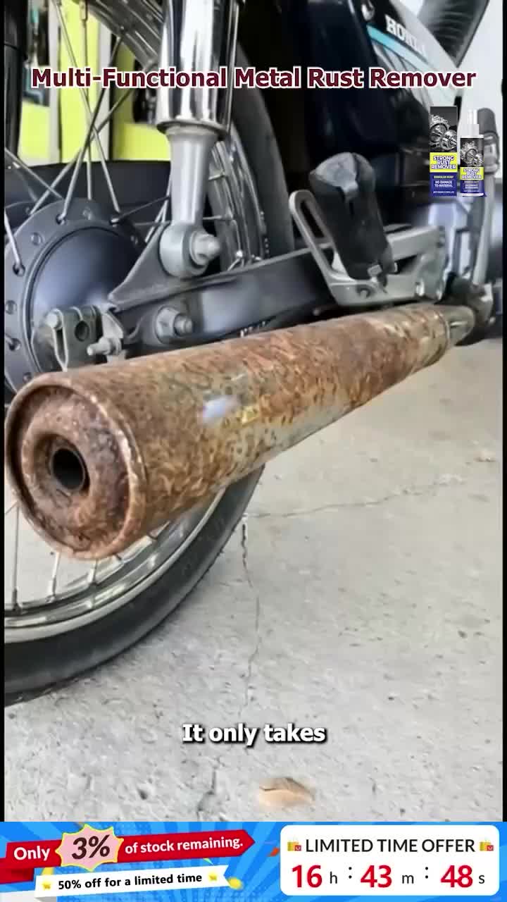 Powerful Rust Remover for Metal and Stainless Steel