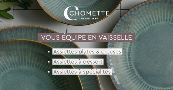 Assiettes pro : le support de vos créations culinaires