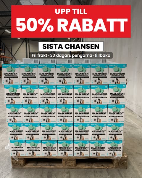 Upp till 50 % – sista chansen
