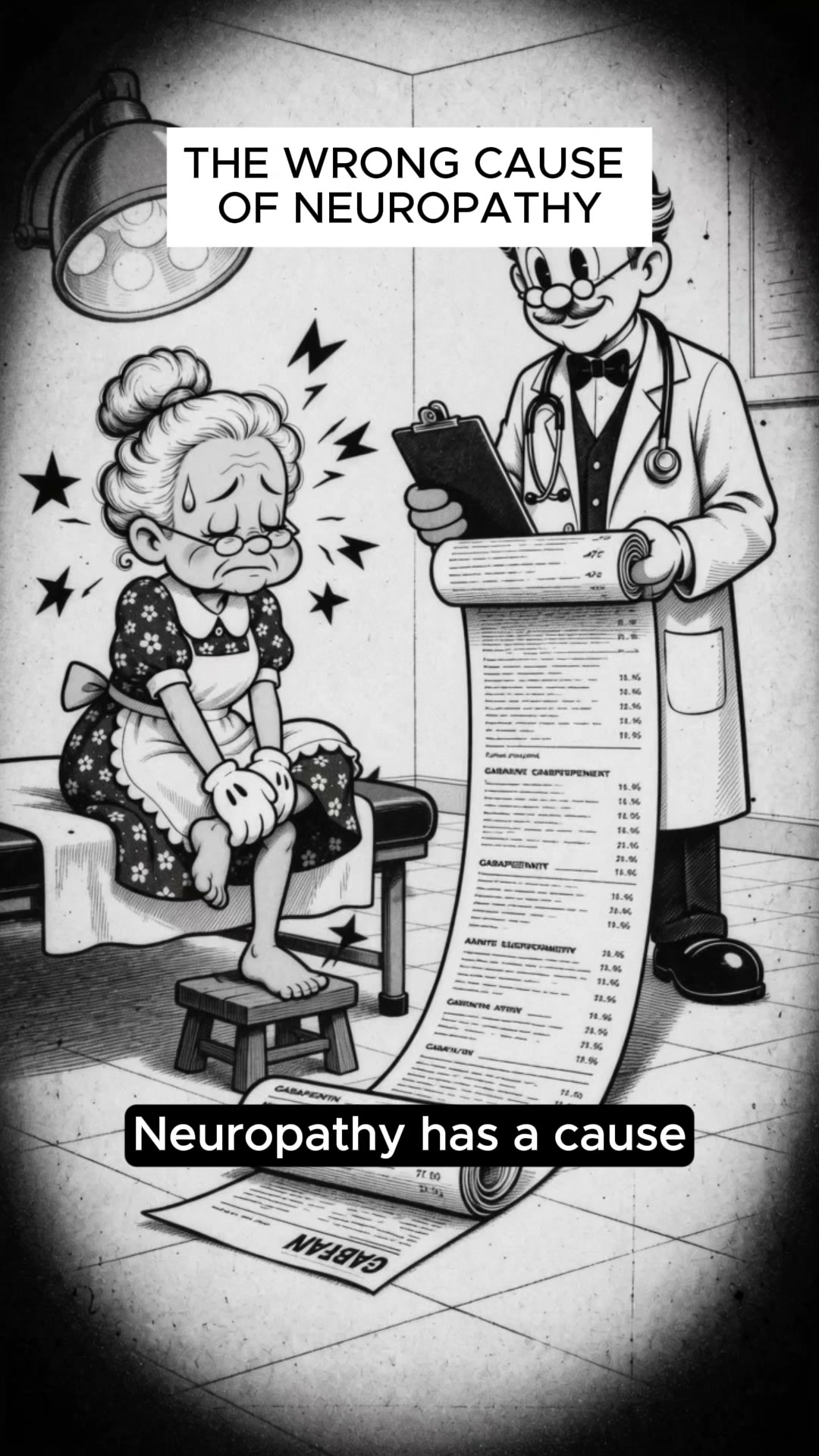 "12 years of neuropathy pain gone in a few minutes"