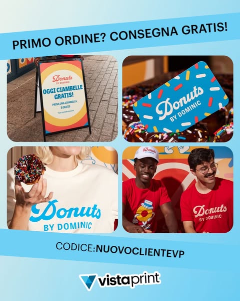 Consegna gratis per il primo ordine