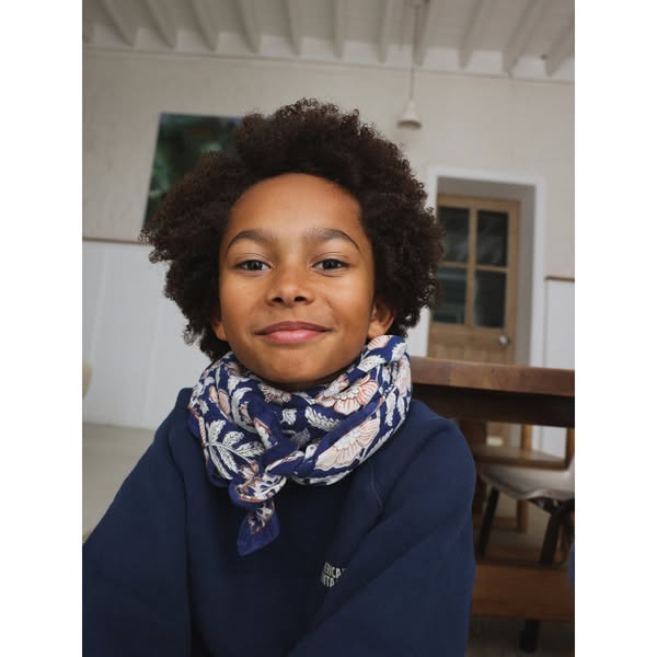 FOULARD ADULTE DHELI COBALT 100 CM
