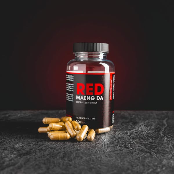 Kratom World CÁPSULAS DE MAENG DA RED 50 uds