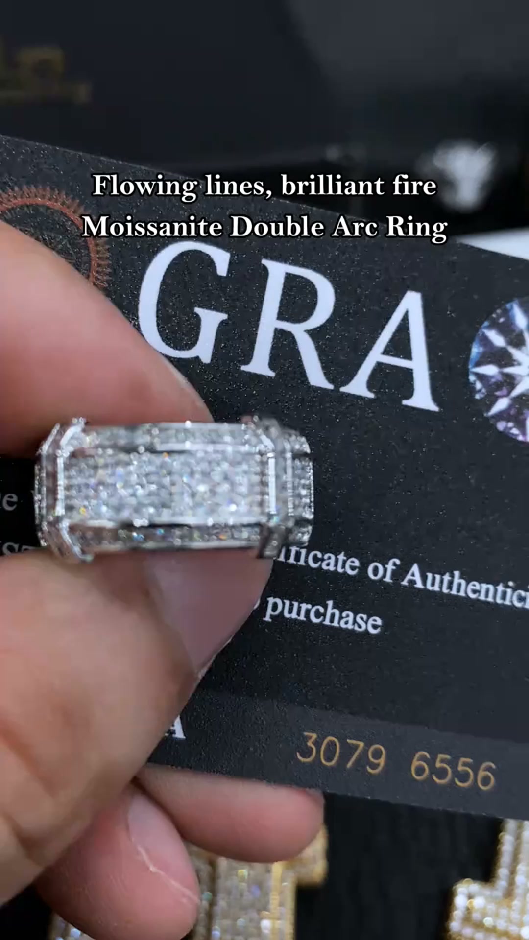 Aura Arc Moissanite Ring