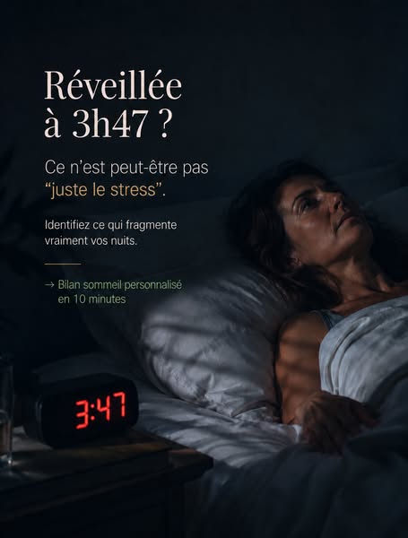 Tu es réveillée. Encore.