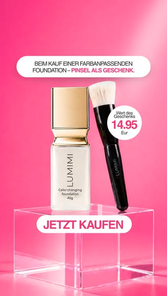 Perfekte Foundation + Geschenk