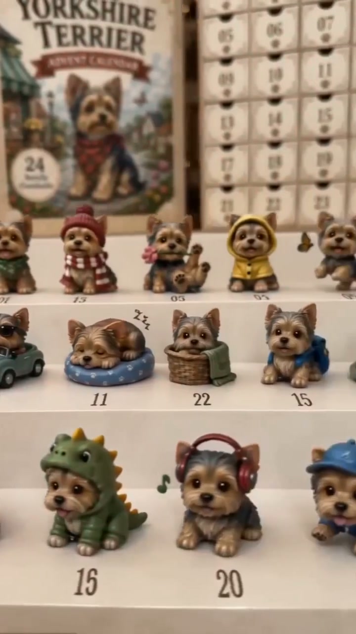 24 Days. 24 Adorable Yorkies. One Magical Christmas!