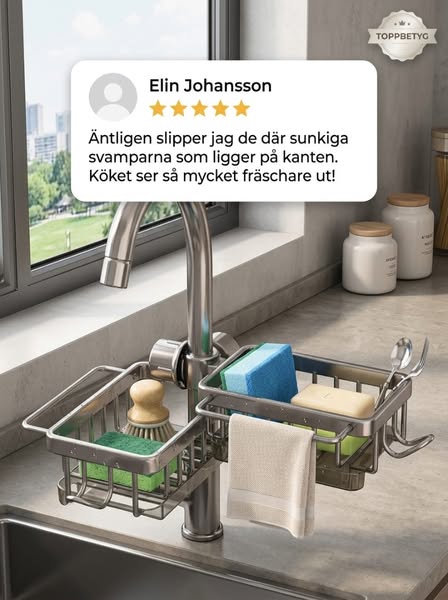 Avrinningskorg för köksblandare
