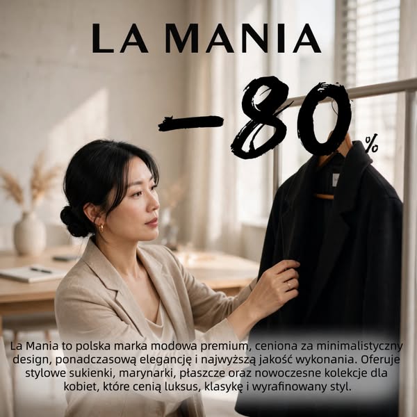 La Mania Tylko dziś -80%