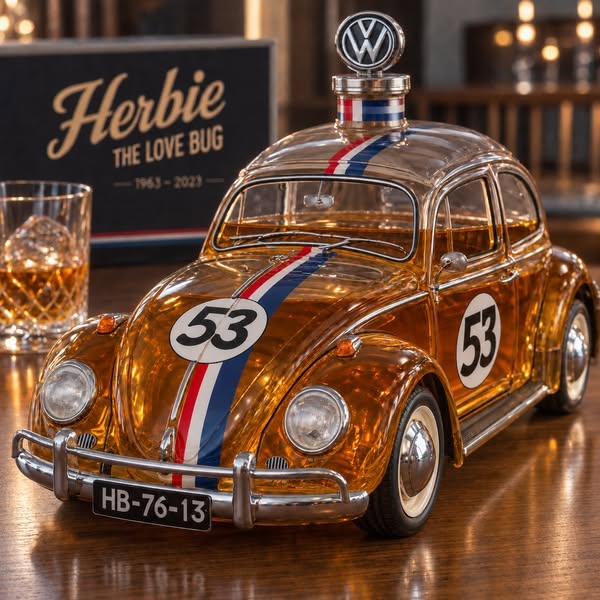 Herbie “The Love Bug” Beetle Whiskey Decanter