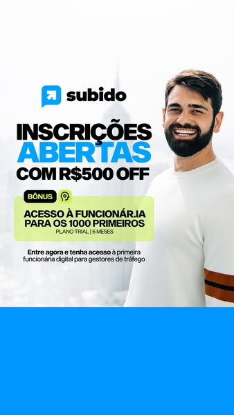 Garanta sua vaga com R$ 500 de desconto | Comunidade Subido de Tráfego