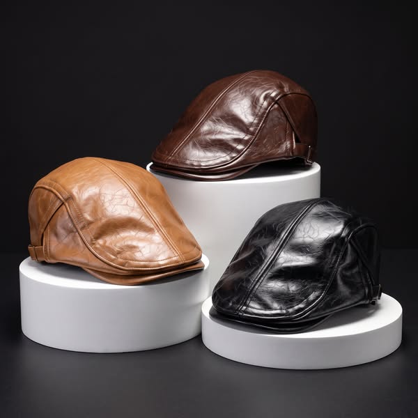 Mansory Leather Flat Cap - Now $34.99
